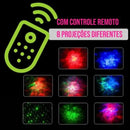 Projetor Astronauta Galaxy Nebulosa Estrelado BiVolt