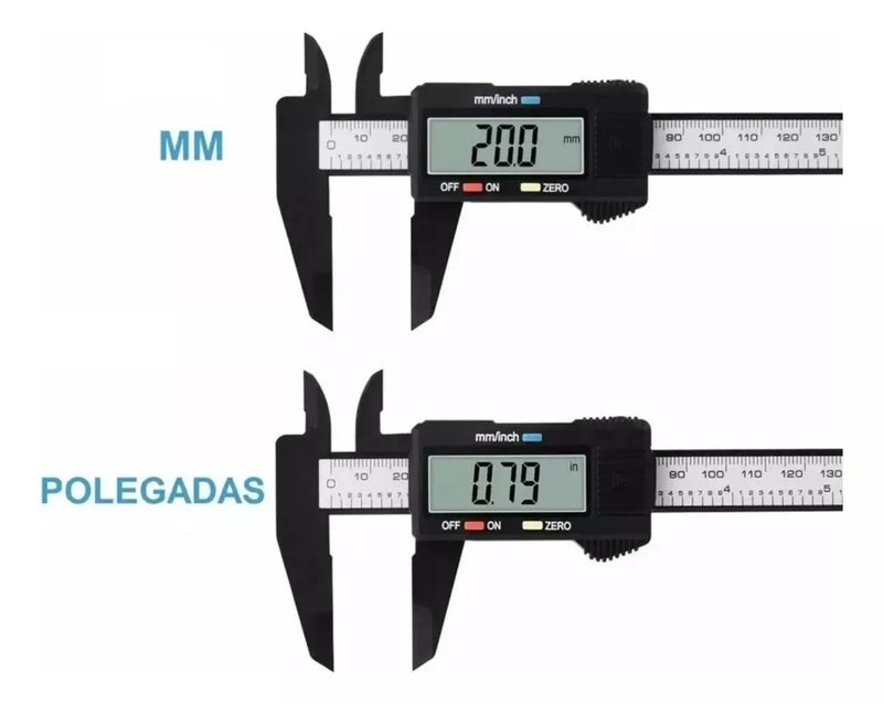PrecisionCaliper – Paquímetro Digital Vernier de Alta Precisão