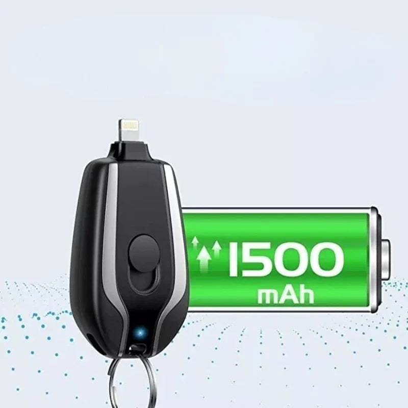 KeyCharge 1500 – Carregador Portátil de Chaveiro